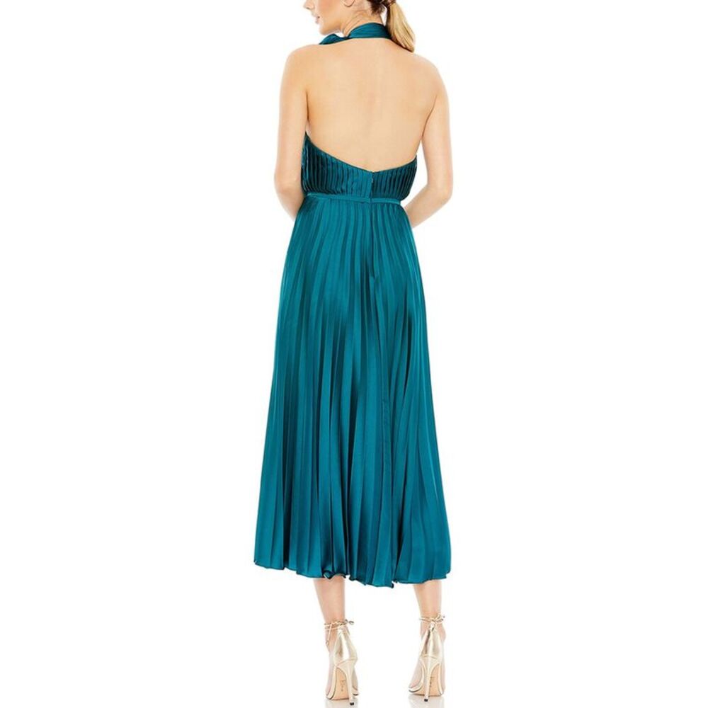 Mac Duggal Blue Mini Dress with Chic Design - Picture 2 of 3